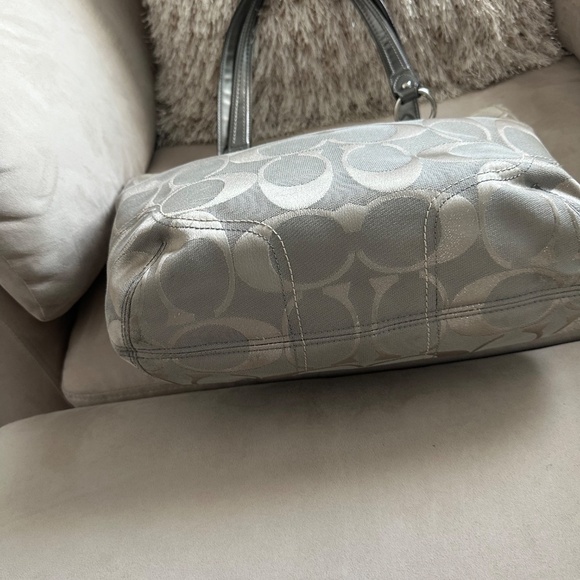 Coach Gray Signature Tote Bag - Picture 3 of 8